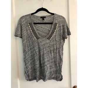 J.Crew beaded shirt